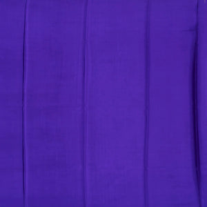 Aquamarine Mysore Crepe Silk Saree With Checks & Contrast Border