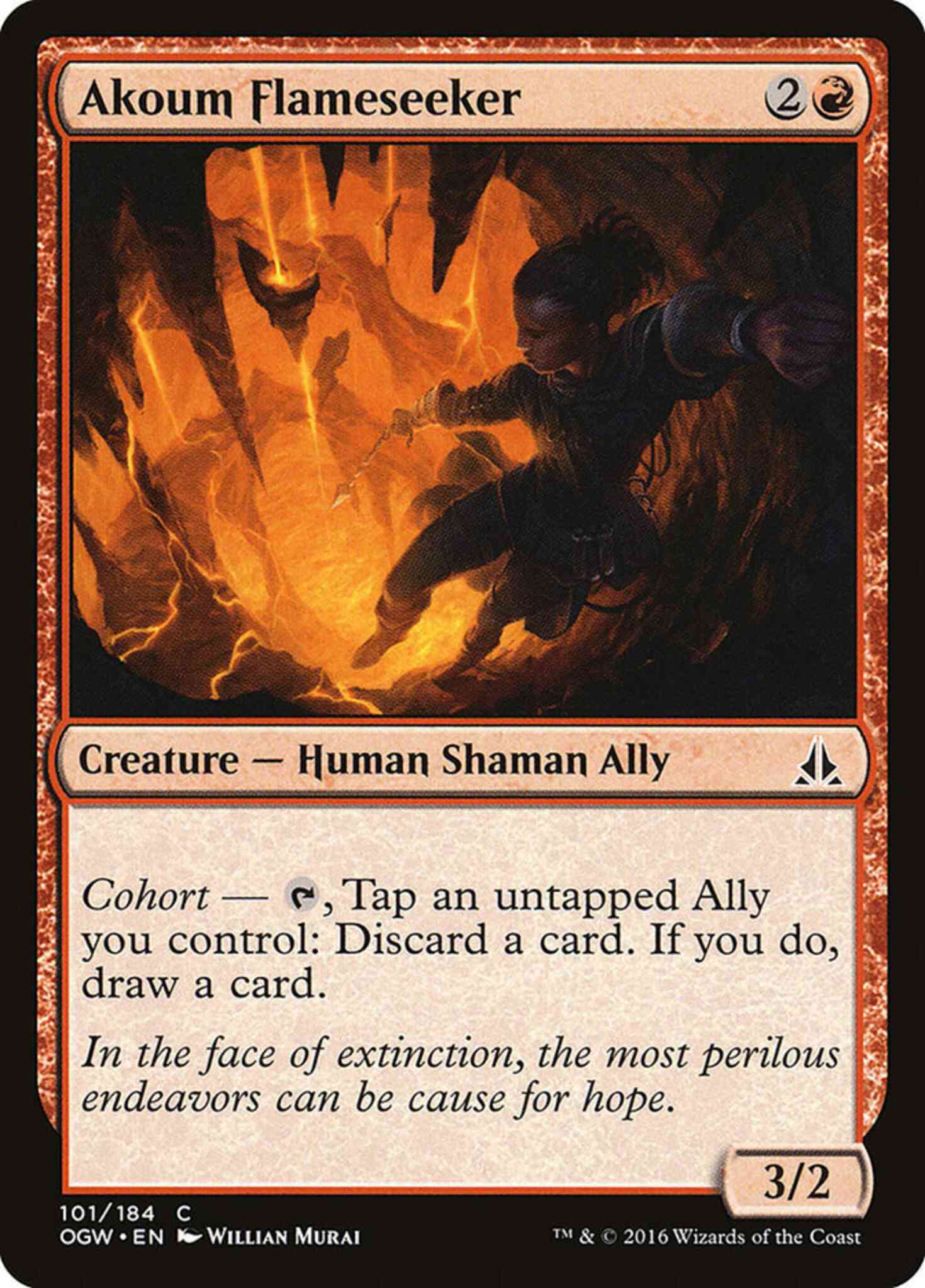 Akoum Flameseeker [101] [Oath of the Gatewatch] [Non-Foil]