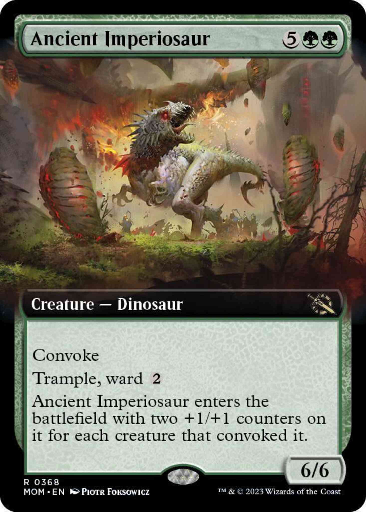 Ancient Imperiosaur [368] [Extended Art] [March of the Machine] [Non-Foil]