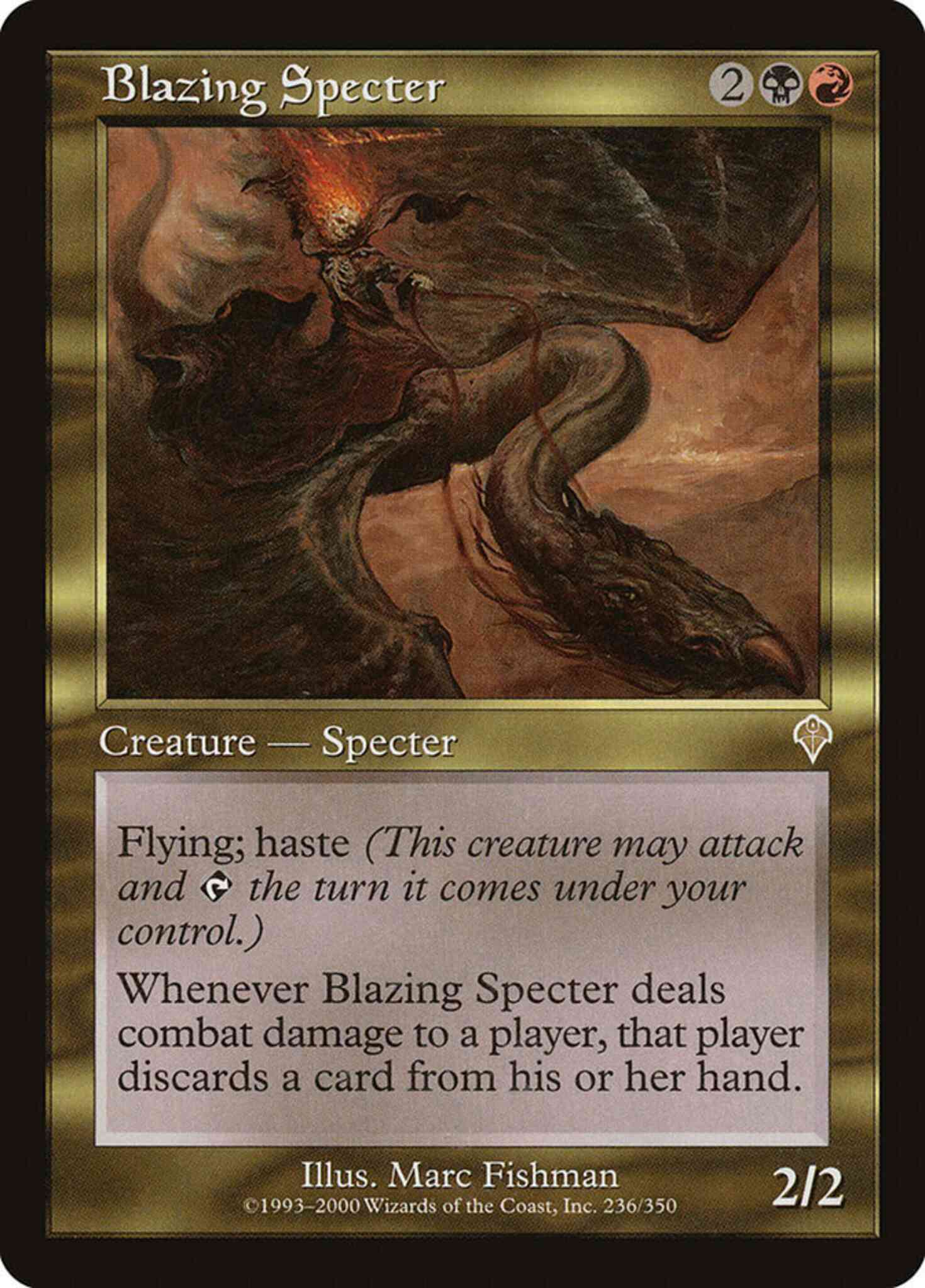 Blazing Specter [236] [Invasion] [Non-Foil]