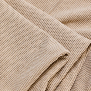 Beige Baggy Fit Cargo Pants