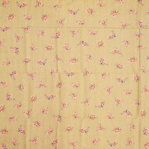 Taupe Handloom Tussar Silk Saree With Printed Crane Motifs-Taupe