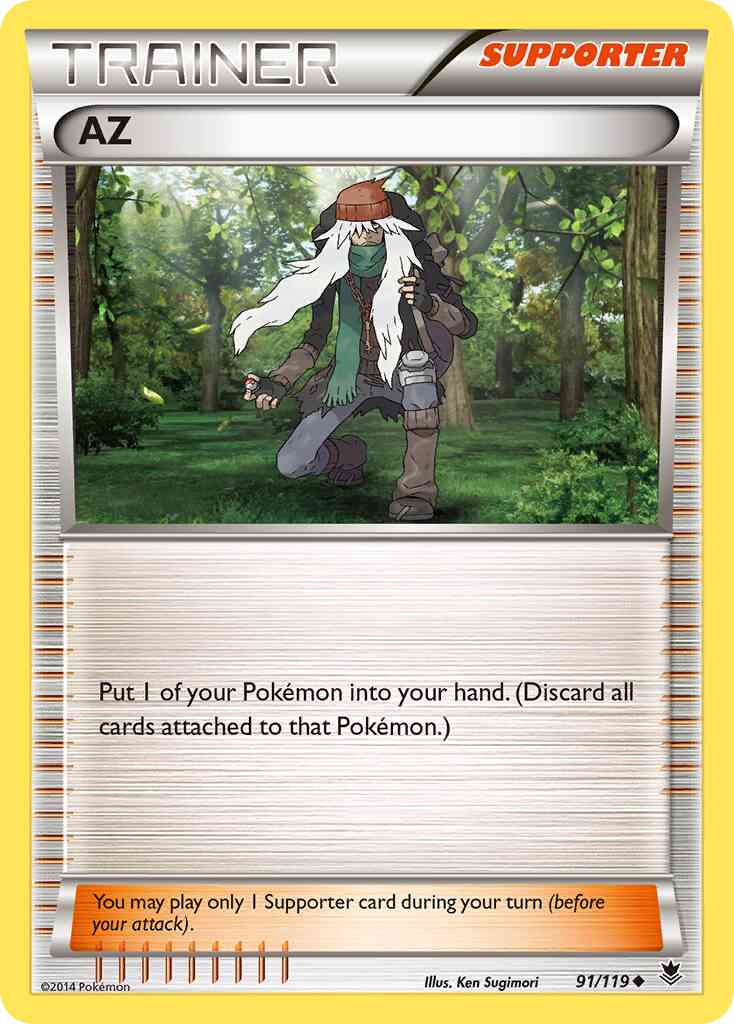 AZ - 91/119 - Uncommon [xy4-91] [Non-Holo]