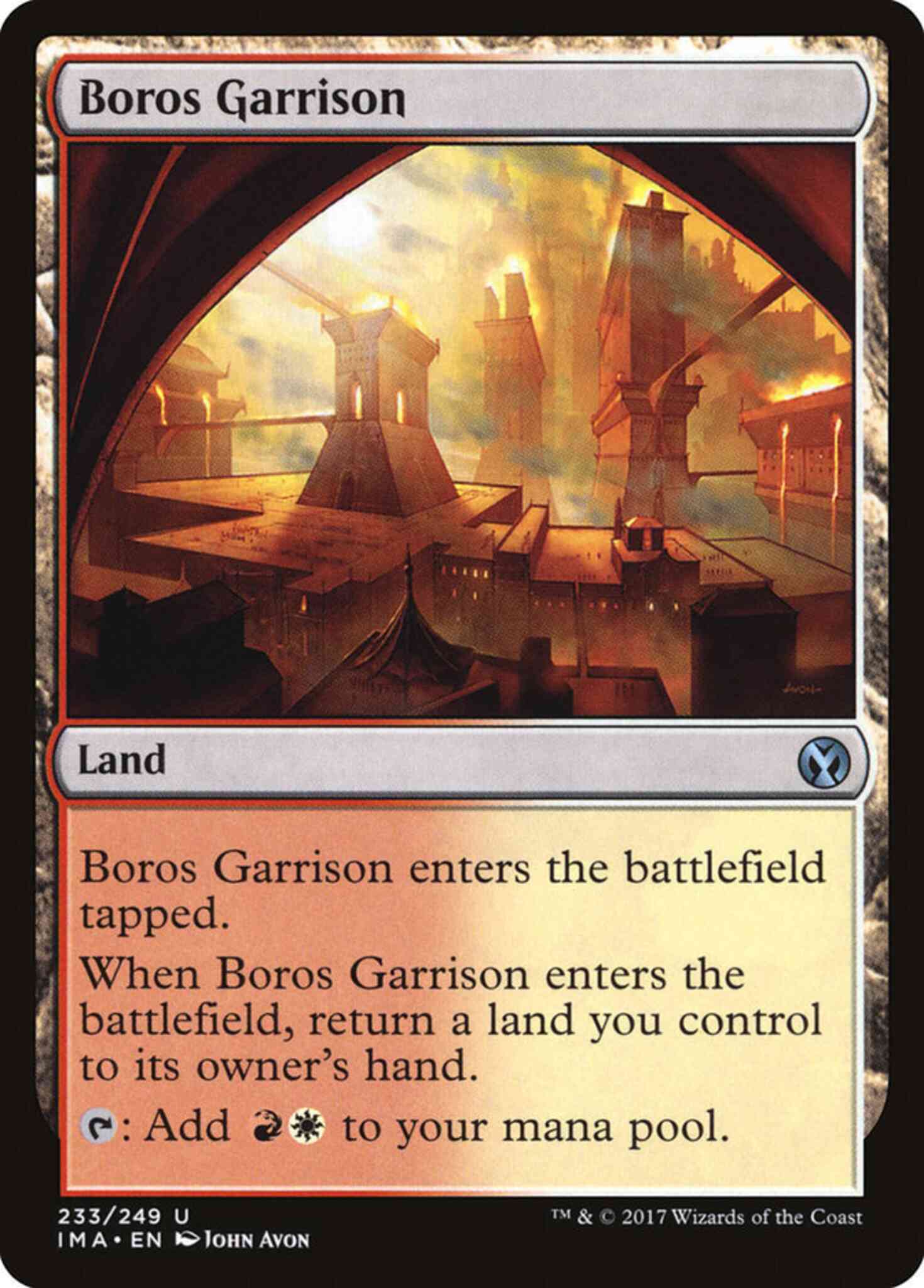 Boros Garrison [233] [Iconic Masters] [Non-Foil]