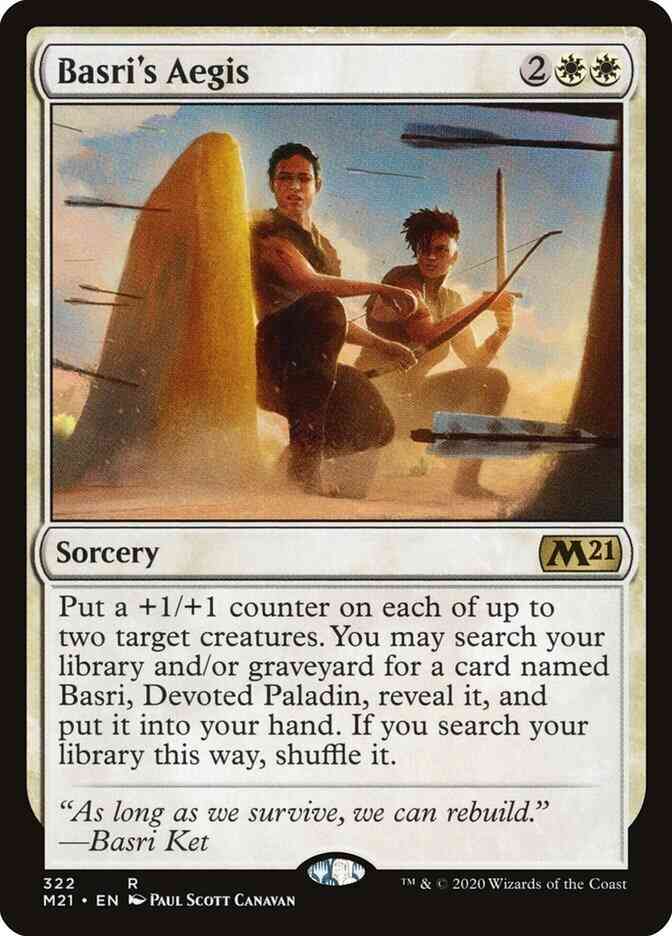 Basri's Aegis [322] [Core Set 2021] [Non-Foil]