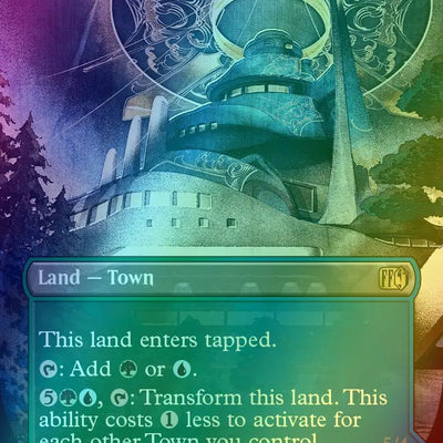 Balamb Garden, SeeD Academy // Balamb Garden, Airborne [354] [Borderless] [FINAL FANTASY] [Foil]