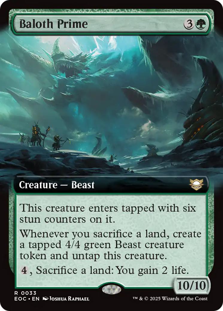 Baloth Prime [33] [Extended Art] [Edge of Eternities: Commander] [Non-Foil]
