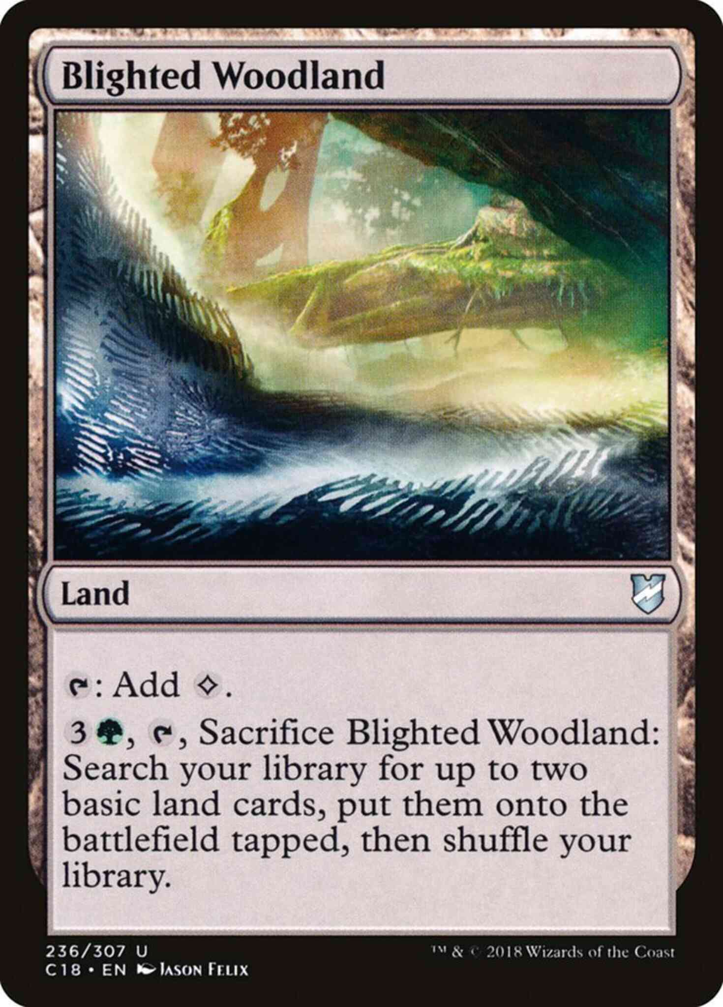 Blighted Woodland [236] [Commander 2018] [Non-Foil]
