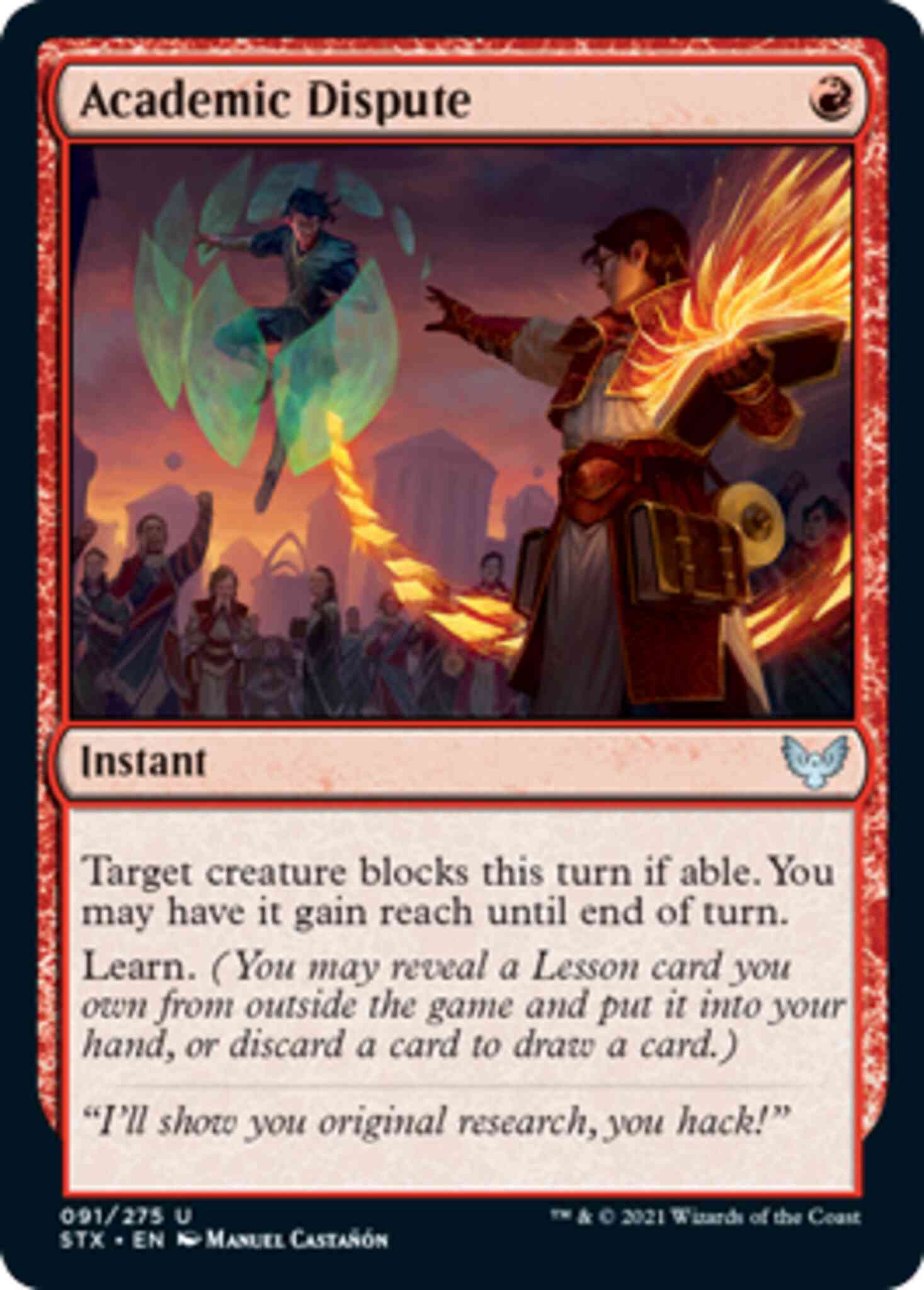 Academic Dispute [91] [Strixhaven: School of Mages] [Non-Foil]