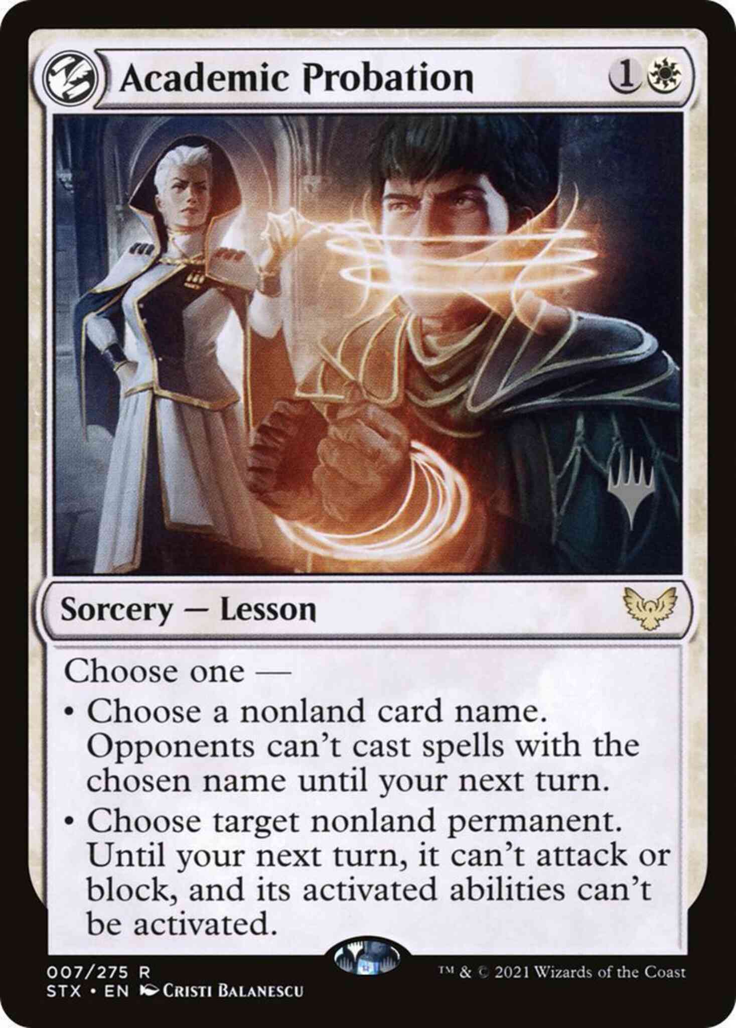 Academic Probation [Promo Pack] [7p] [Strixhaven: School of Mages Promos] [Non-Foil]