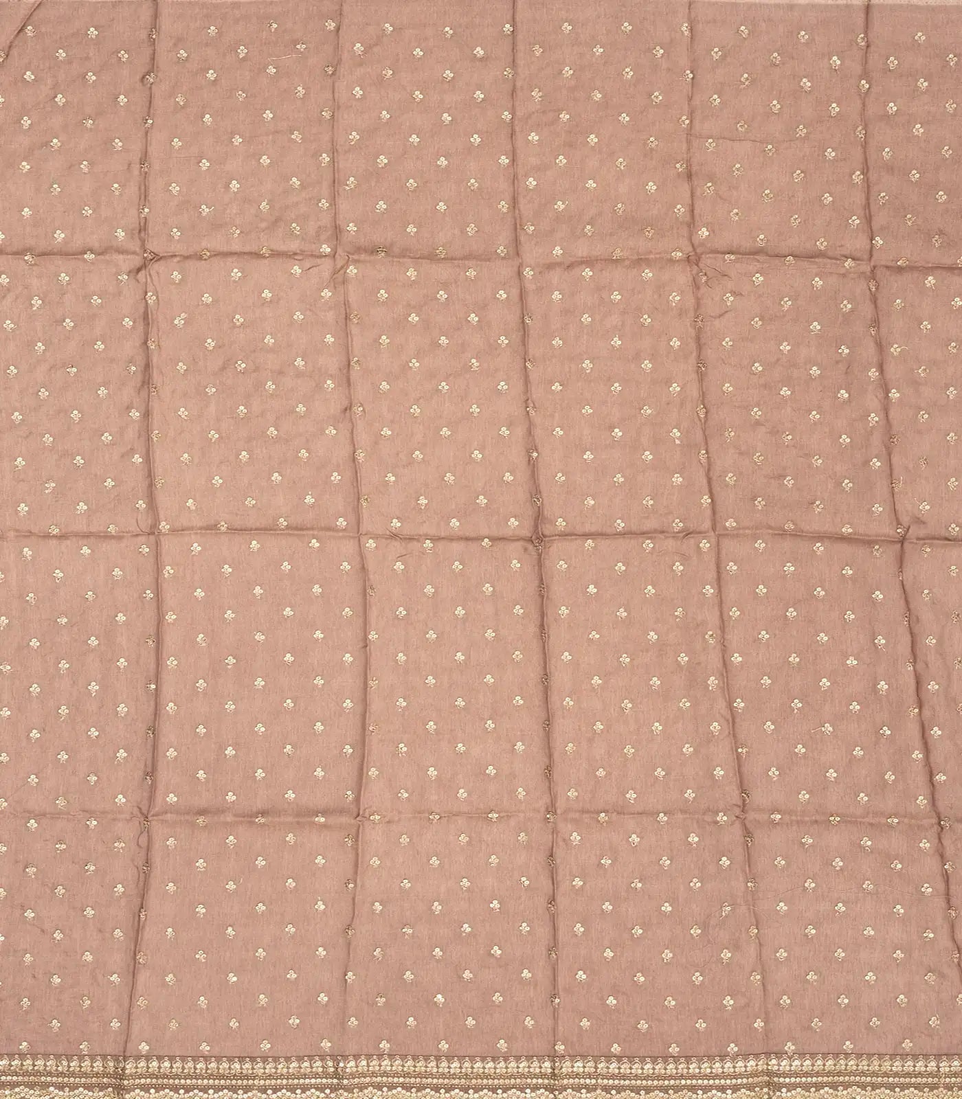 Lavender Woven Viscose Saree With Embroidered & Printed Motifs