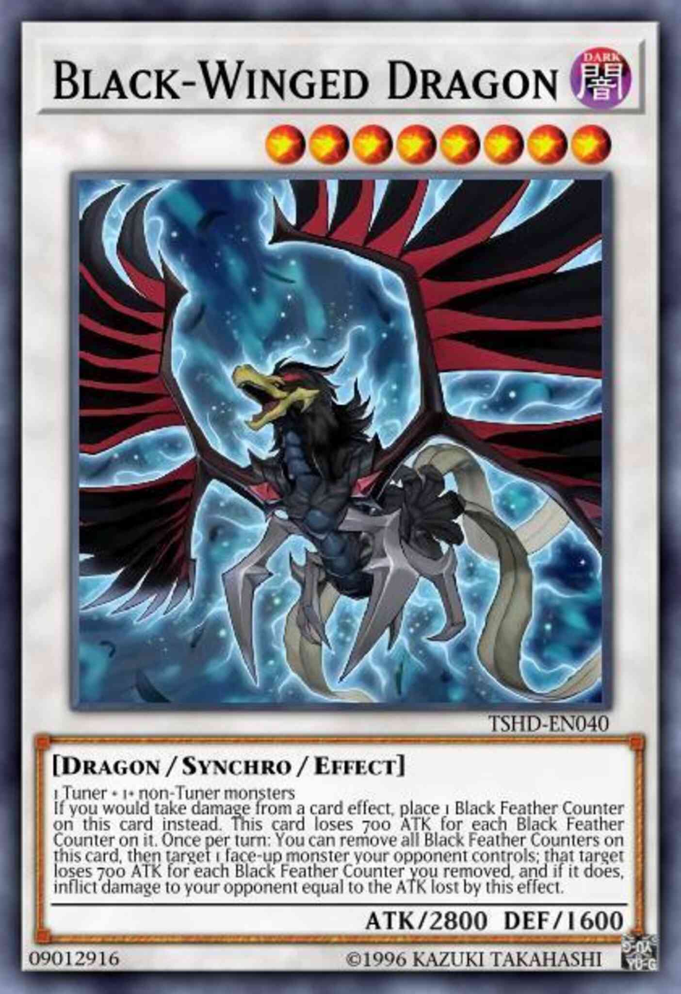 Black-Winged Dragon - TSHD-EN040 - Ultra Rare - Unlimited