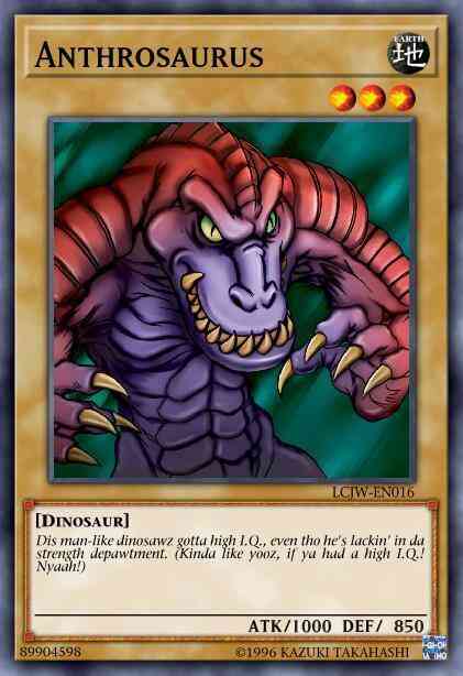 Anthrosaurus - LCJW-EN016 - Common - 1st Edition