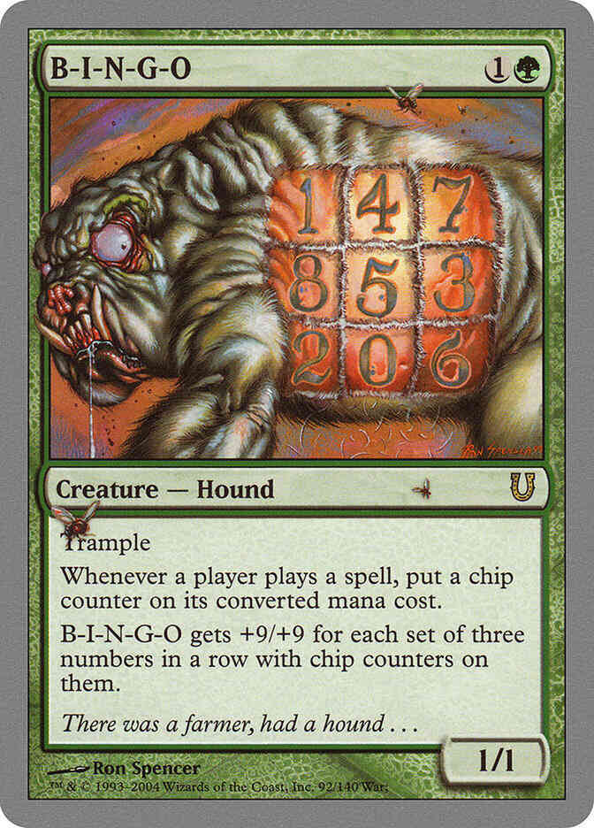 B-I-N-G-O [92] [Unhinged] [Non-Foil]