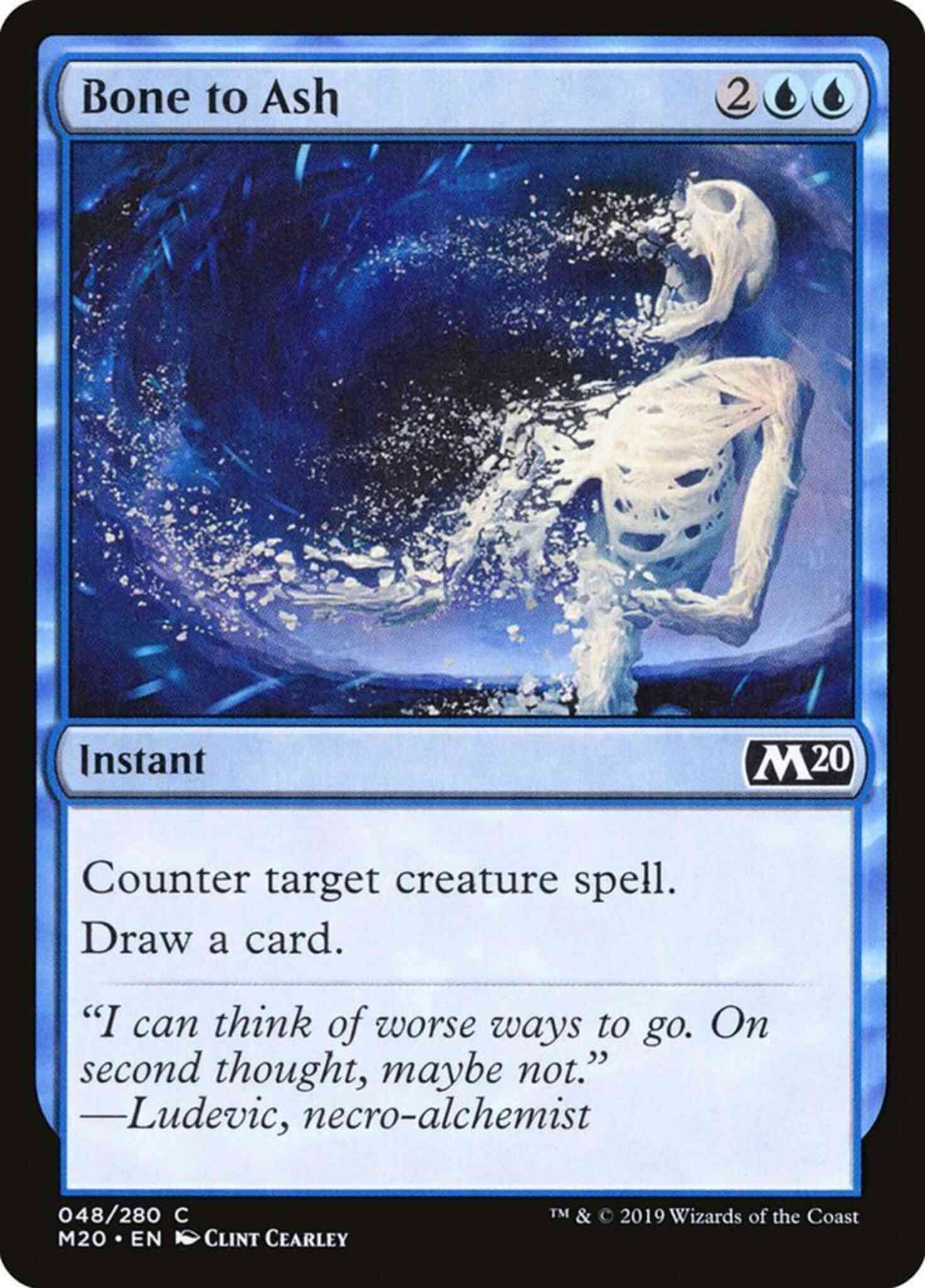 Bone to Ash [48] [Core Set 2020] [Non-Foil]