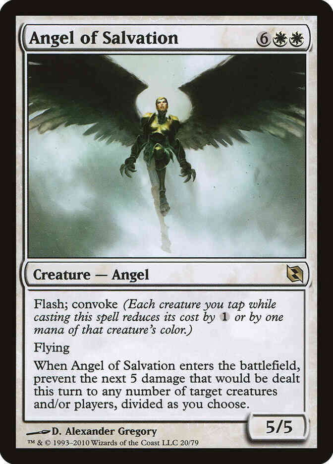 Angel of Salvation [20] [Duel Decks: Elspeth vs. Tezzeret] [Non-Foil]