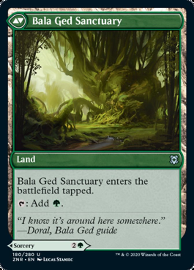 Bala Ged Recovery // Bala Ged Sanctuary [180] [Zendikar Rising] [Non-Foil]
