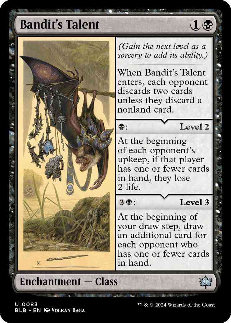 Bandit's Talent [83] [Bloomburrow] [Non-Foil]