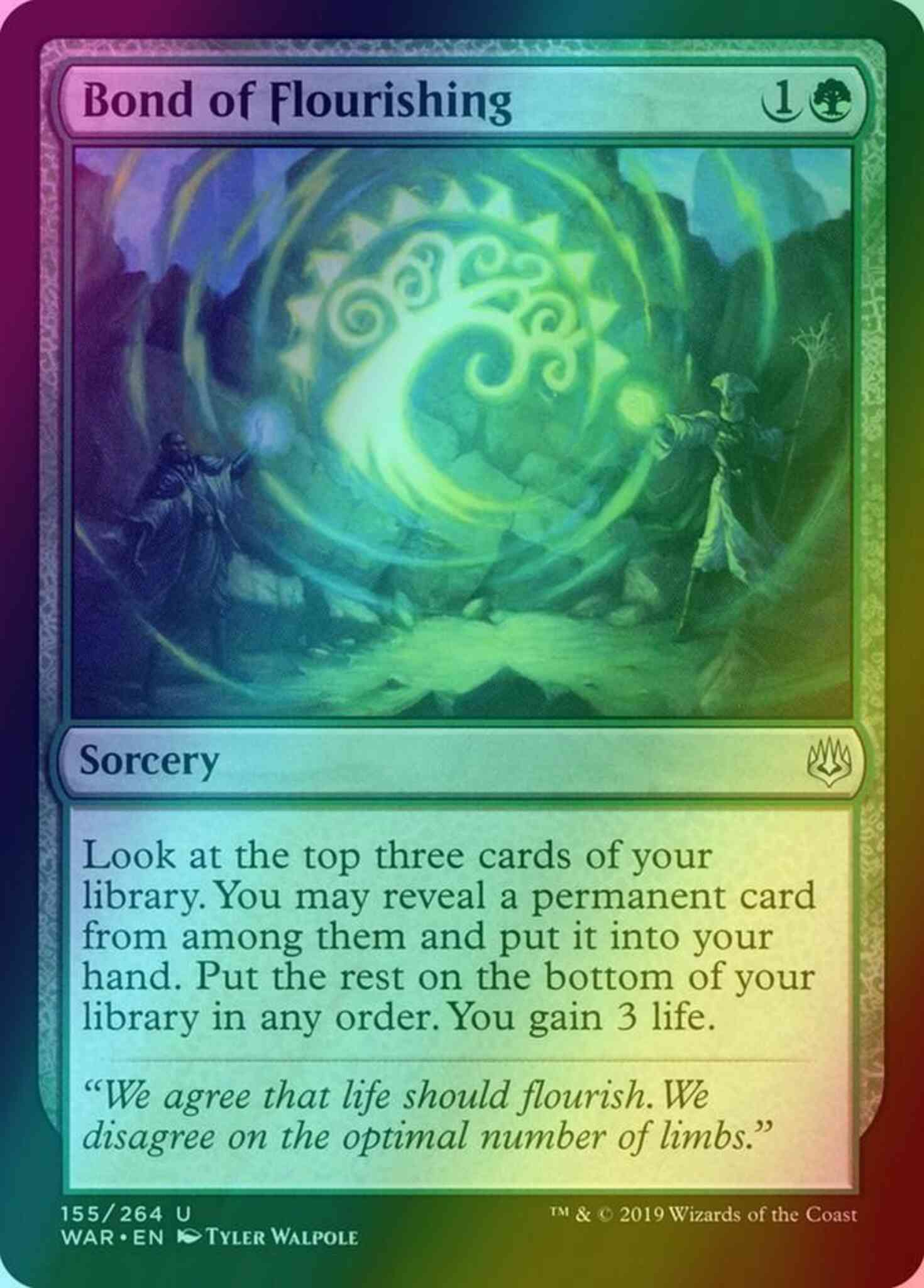 Bond of Flourishing [155] [War of the Spark] [Foil]