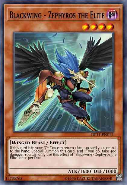 Blackwing - Zephyros the Elite - BP01-EN215 - Starfoil Rare - 1st Edition