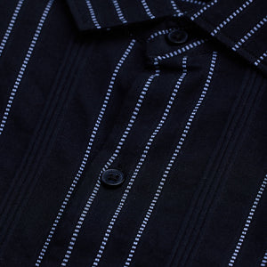 Black Stripes Slim Fit Shirt