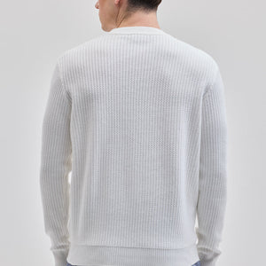 White Knitted Sweater
