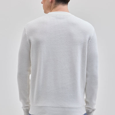 White Knitted Sweater