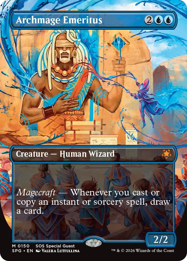 Archmage Emeritus [150] [Borderless] [Special Guests] [Non-Foil]