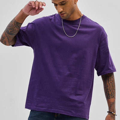 Soul Purple Oversized Fit T-Shirt
