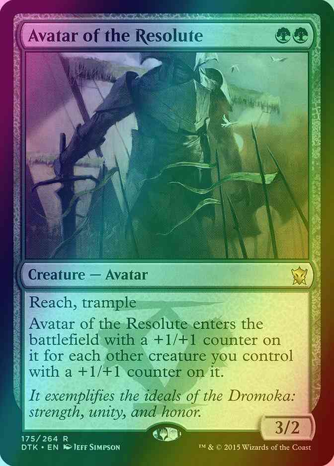 Avatar of the Resolute [175] [Dragons Of Tarkir] [Foil]