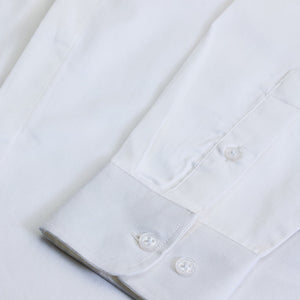 White Embellished Slim Fit Shirt