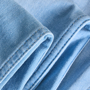 Light Blue Tapered Fit Jeans