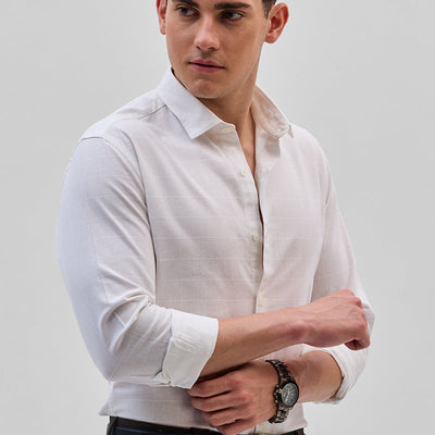 White Slim Fit Shirt