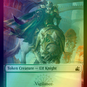 Angel Token (03) // Elf Knight Token (15) [Ravnica Remastered: Tokens] [Foil]