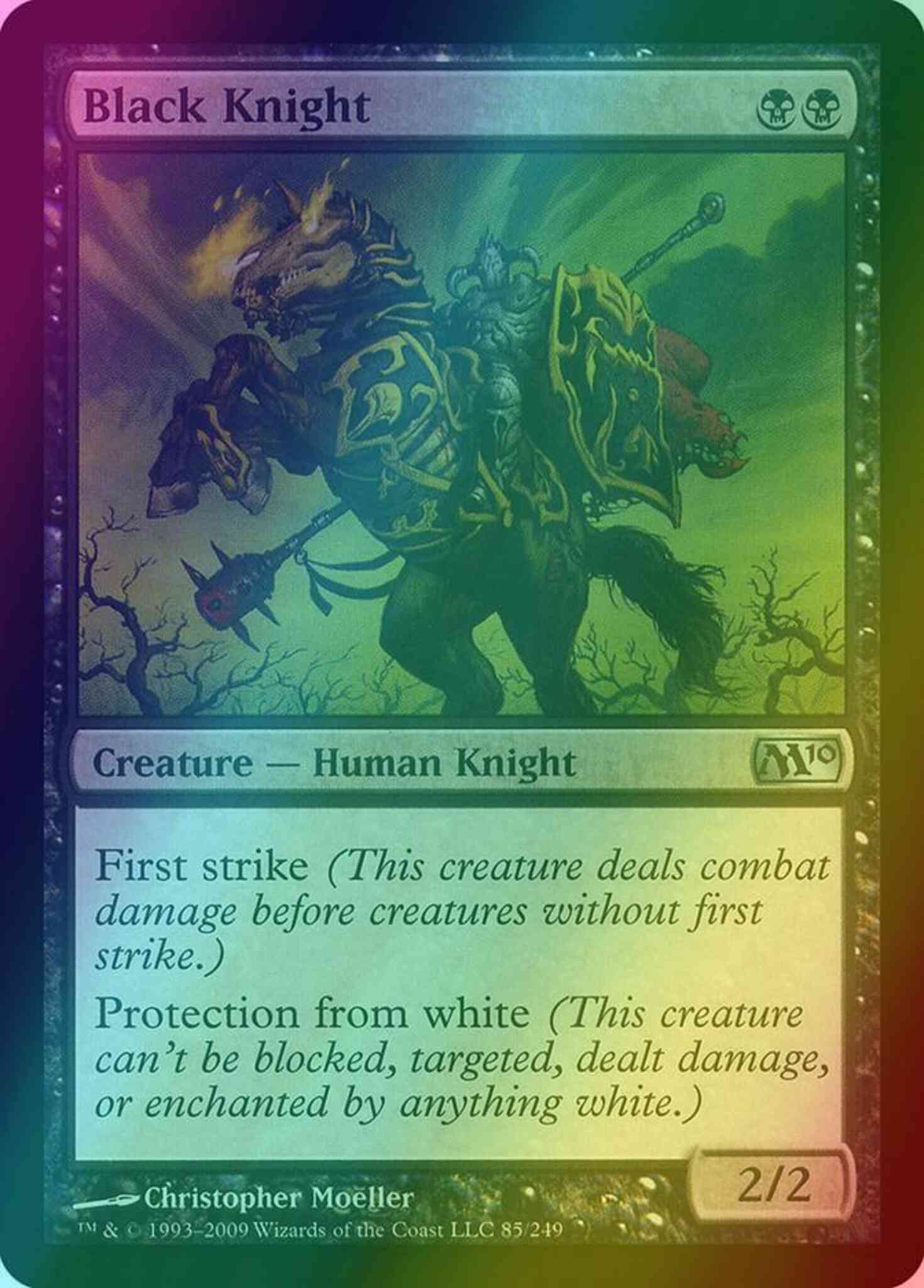 Black Knight [85] [Magic 2010] [Foil]