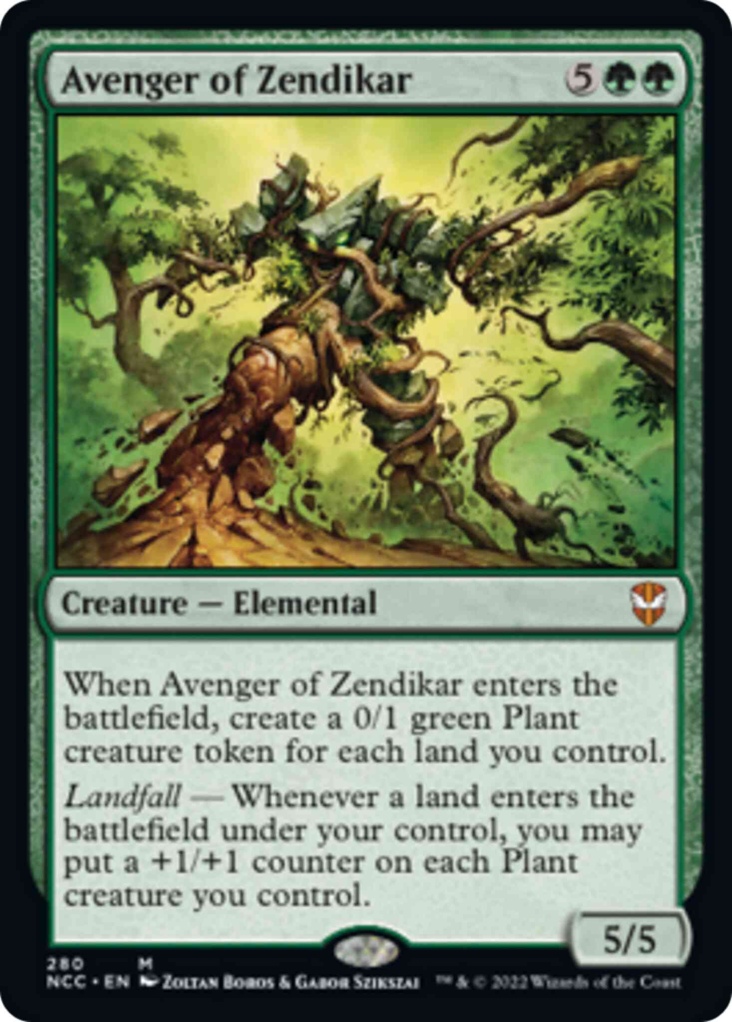 Avenger of Zendikar [280] [Streets of New Capenna: Commander] [Non-Foil]