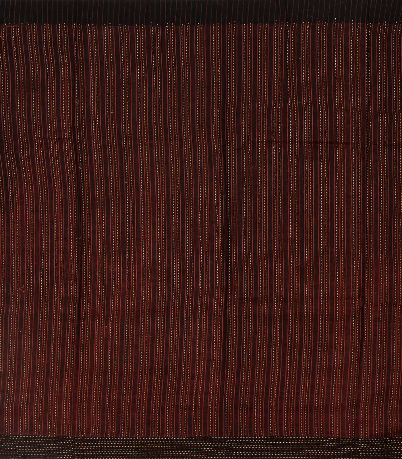 Dusty Pink Handloom Tussar Silk Saree Printed With Floral Vine Motifs-Dusty Pink