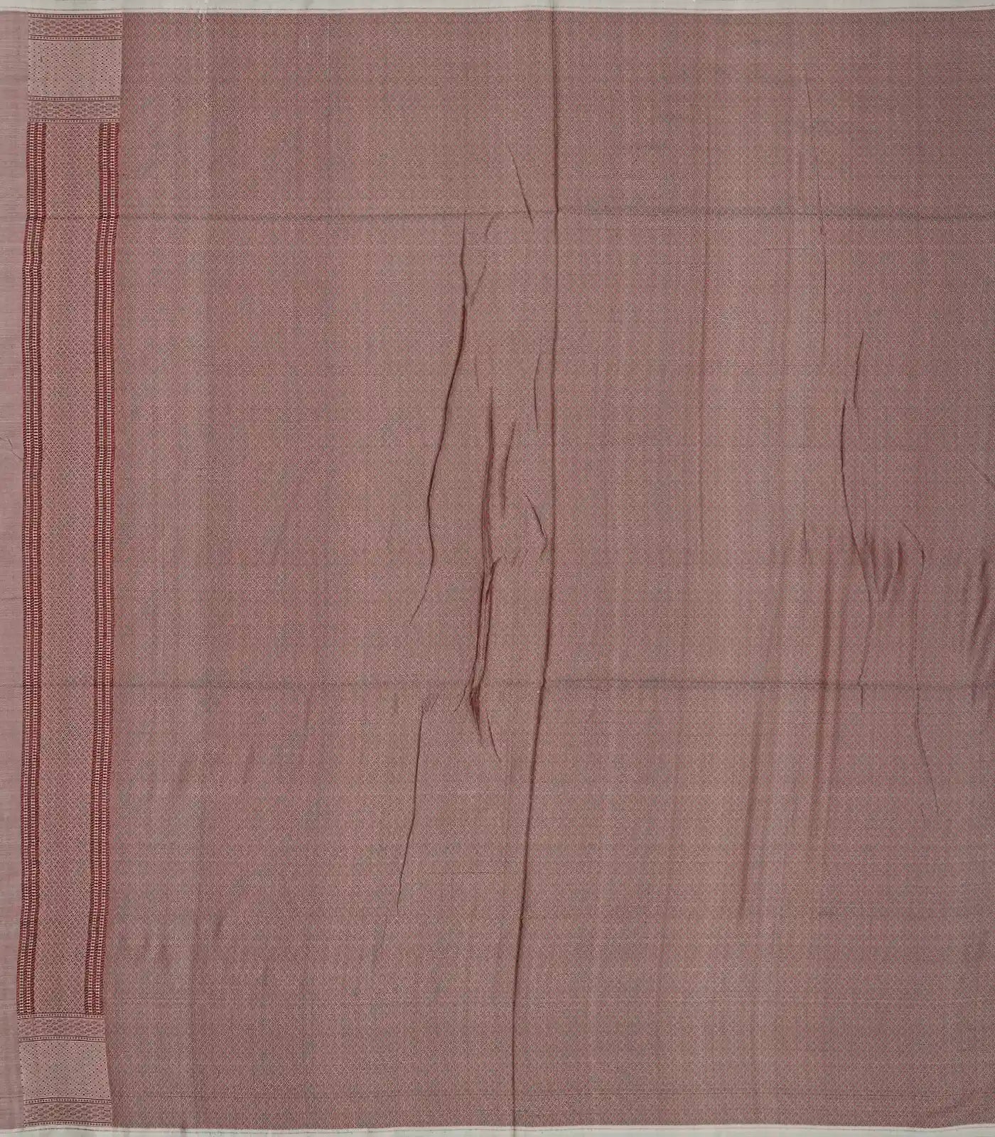 Grey Handloom Banarasi Silk Saree With Floral Motifs