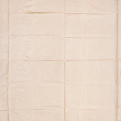 Taupe Banarasi Silk Saree With Floral Motifs