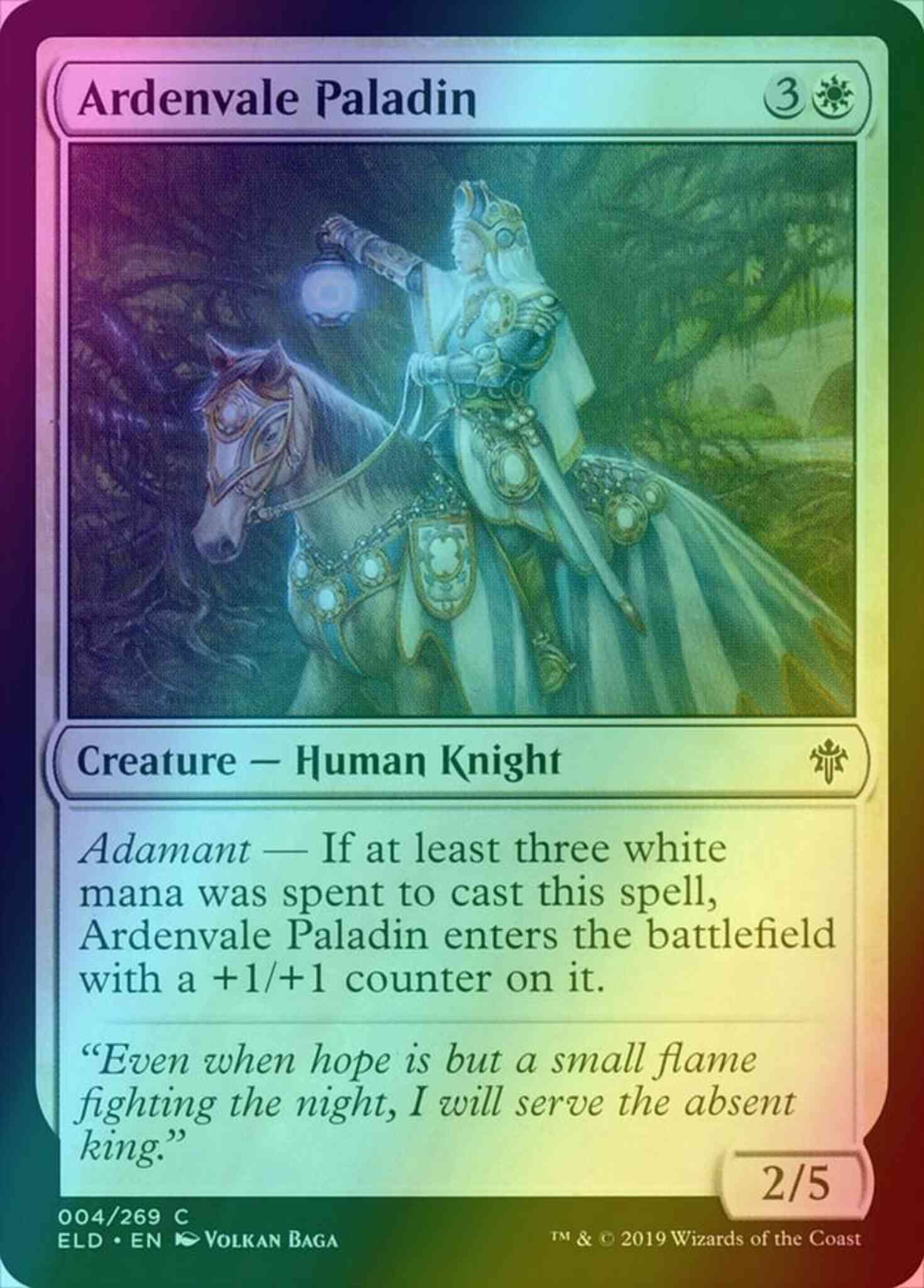 Ardenvale Paladin [4] [Throne of Eldraine] [Foil]