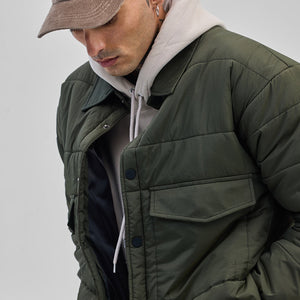 Olive Double Pocket Jacket