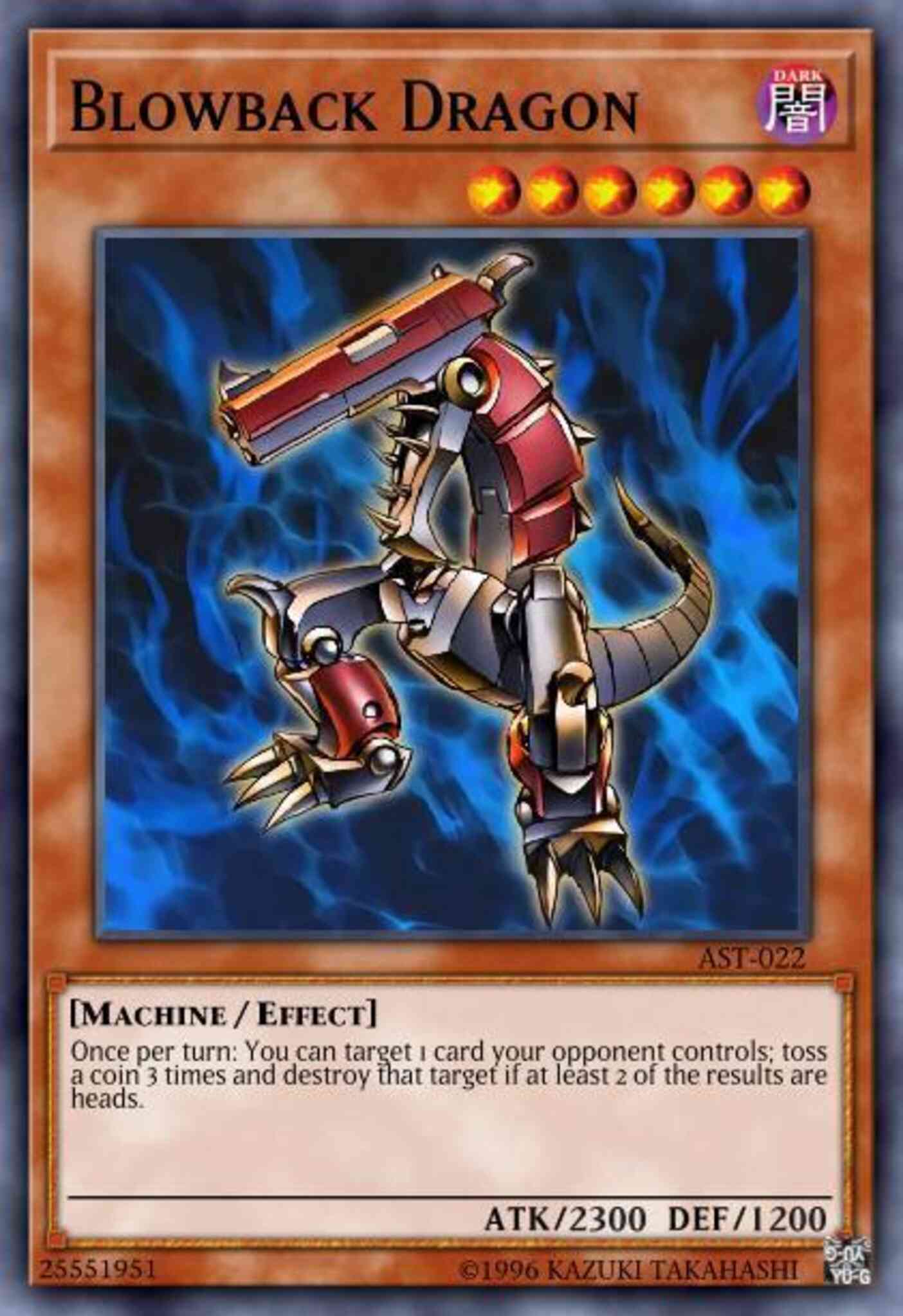 Blowback Dragon - BP01-EN008 - Rare - 1st Edition
