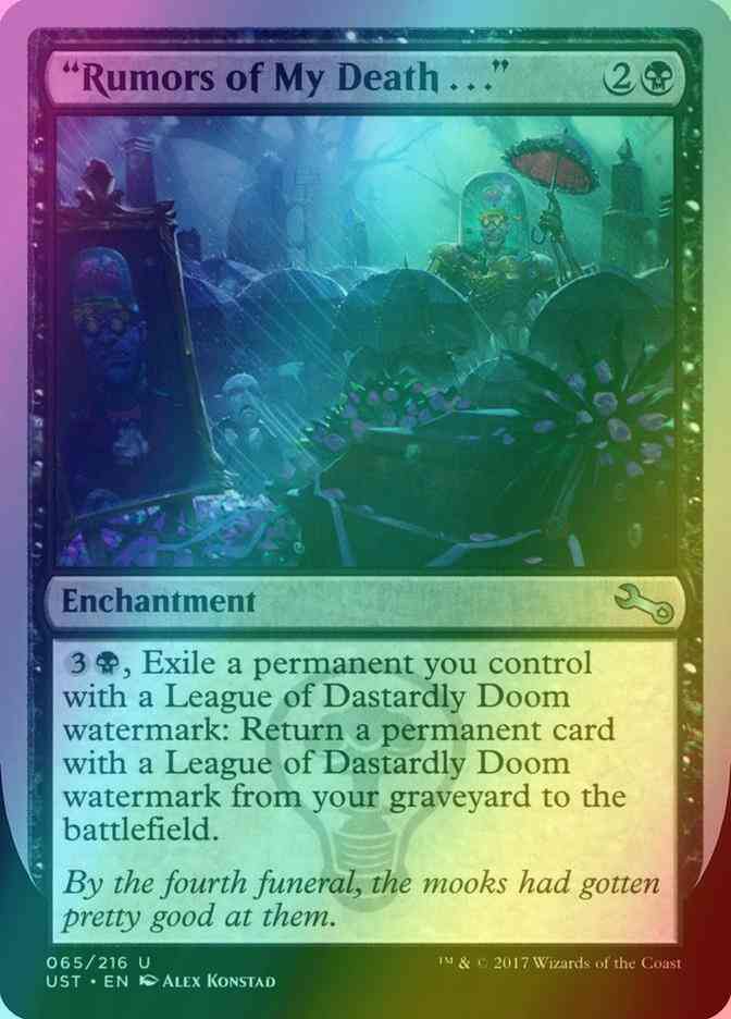 "Rumors of My Death . . ." [65] [Unstable] [Foil]