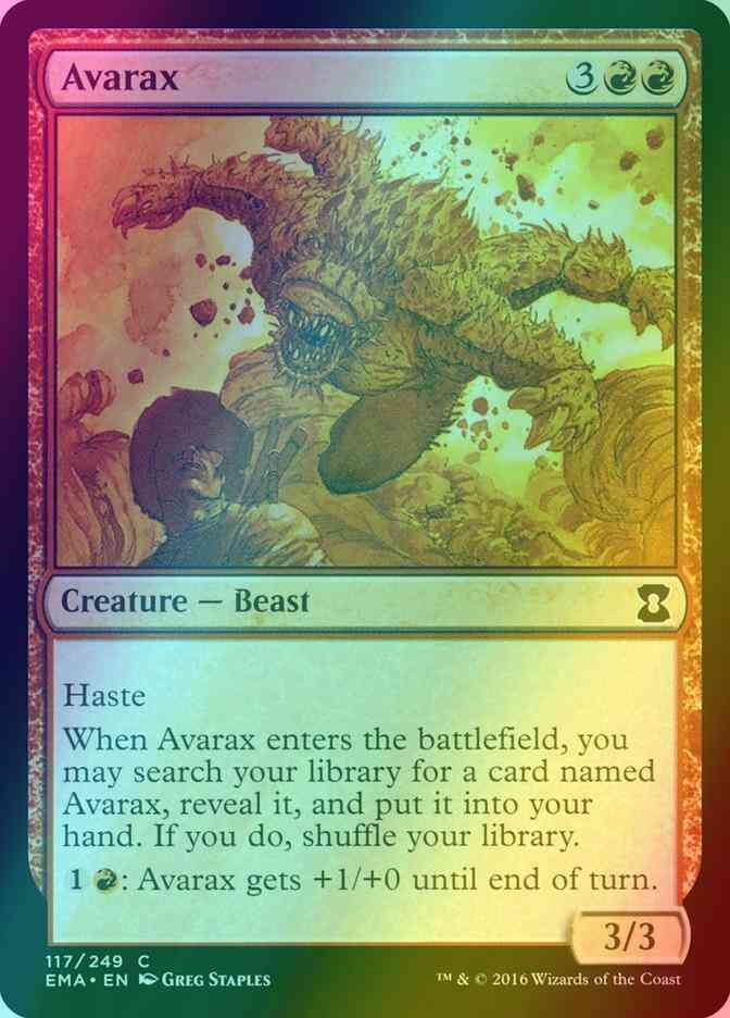 Avarax [117] [Eternal Masters] [Foil]