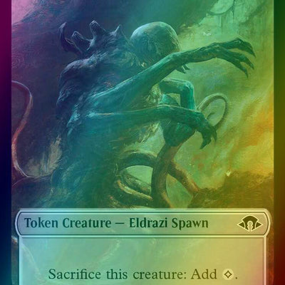 Angel Token (03) // Eldrazi Spawn Token (02) [Modern Horizons 3: Tokens] [Foil]