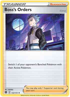 Boss's Orders - 132/172 - Rare Holo [swsh9-132] [Holo]