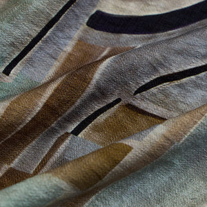 Brown Textured Abstract Shirt