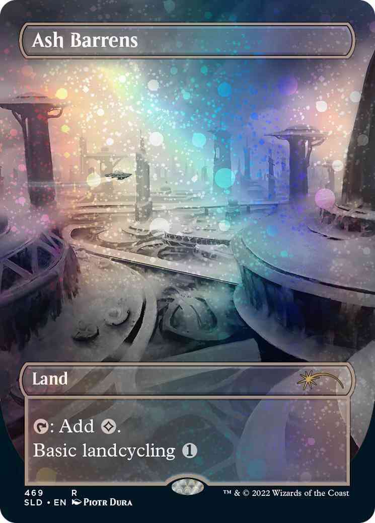 Ash Barrens [0469] [Borderless] [Totally Spaced Out] [Secret Lair Drop] [Galaxy Foil]