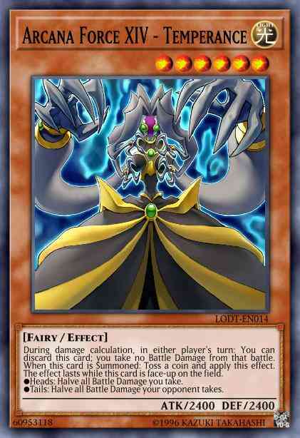 Arcana Force XIV - Temperance - LODT-EN014 - Rare - Unlimited