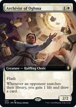 Archivist of Oghma [553] [Extended Art] [Commander Legends: Battle for Baldur's Gate] [Non-Foil]